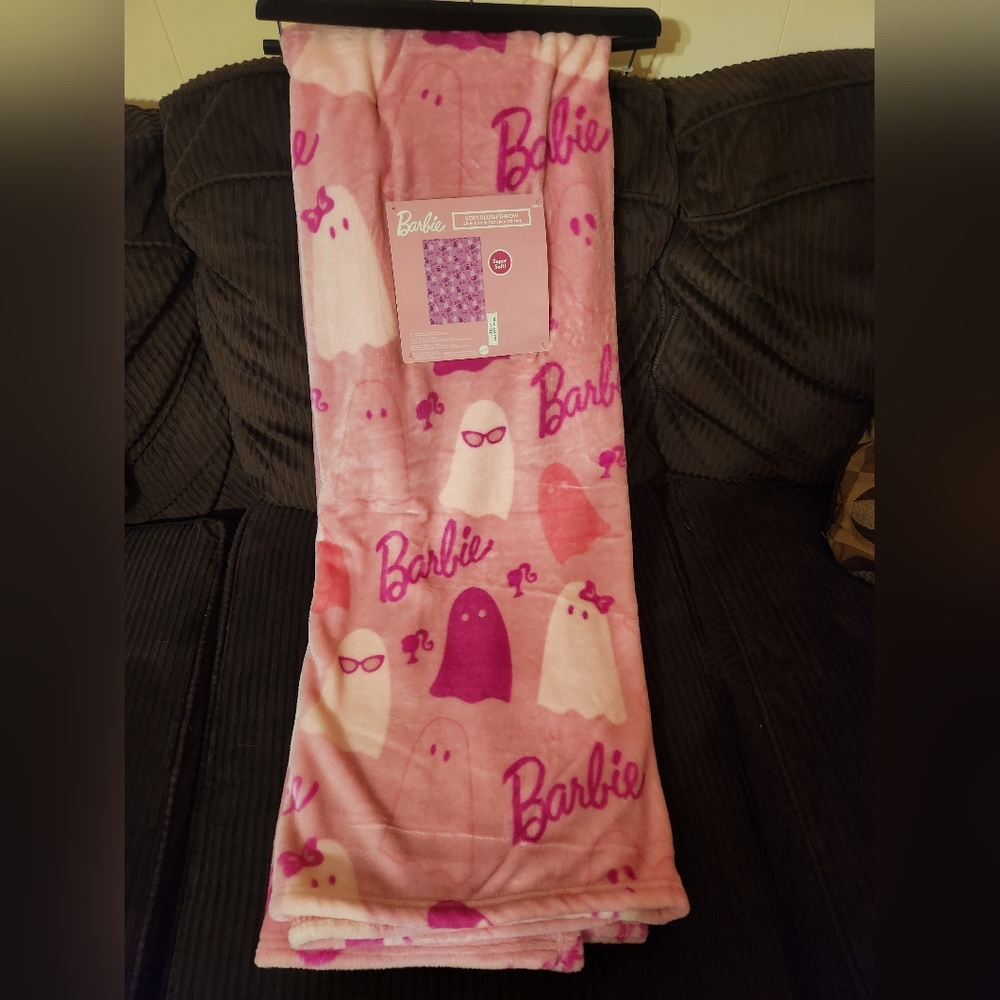Halloween Barbie Blanket